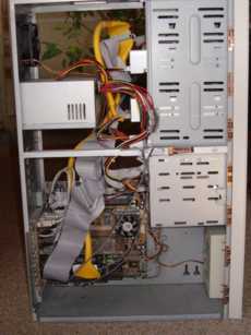 Innenansicht alter Rechner